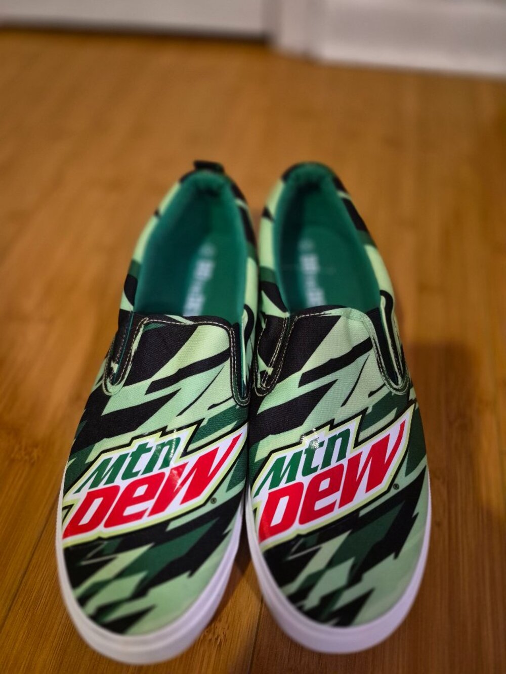 Mountain Dew Slip Ons
